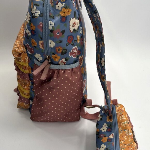 Matilda Jane Backpack & Pencil Case SET Scholarly Me Gingham Floral School Bag - Picture 4 of 16